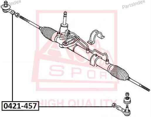 Наконечник рулевой тяги Asva 0421457 Тбилиси
