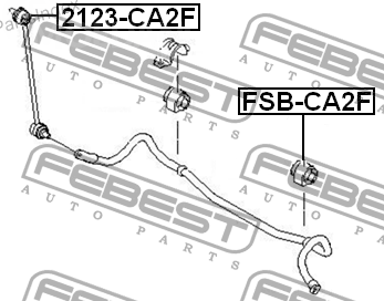 Стойка стабилизатора Febest 2123-CA2F Тбилиси - изображение 2