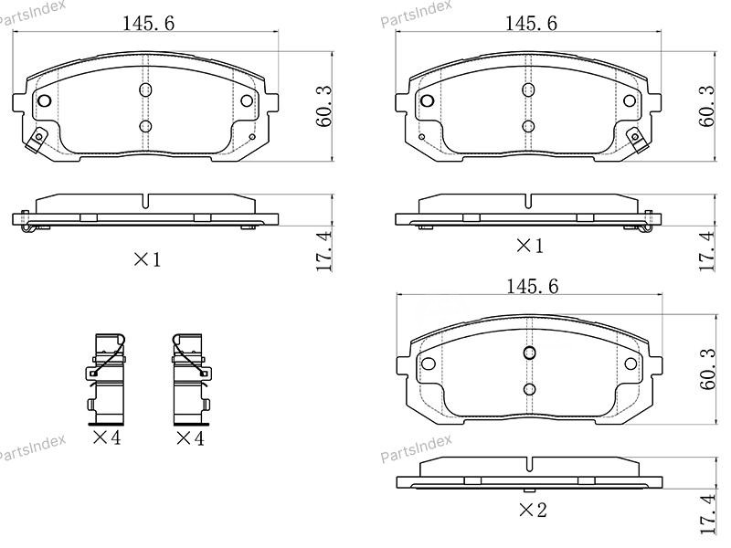 Disc Brake Pads SAT ST280059 Tbilisi - photo 1
