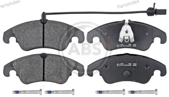 Колодки тормозные дисковые A.B.S. 37587 Тбилиси