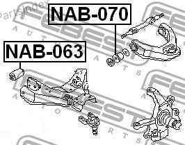 Silent Block Febest NAB-063 Tbilisi