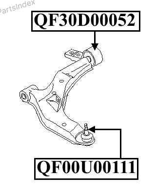 Silent Block Quattro Freni QF30D00052 Tbilisi