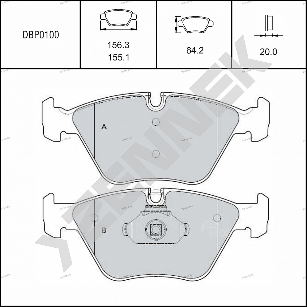 სამუხრუჭე დისკის ხუნდები  hundebi ZENNEK DBP0100 თბილისი - photo 4