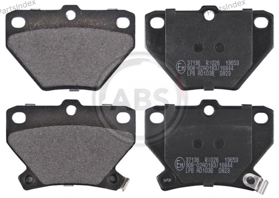 სამუხრუჭე დისკის ხუნდები  hundebi A.B.S. 37136 თბილისი