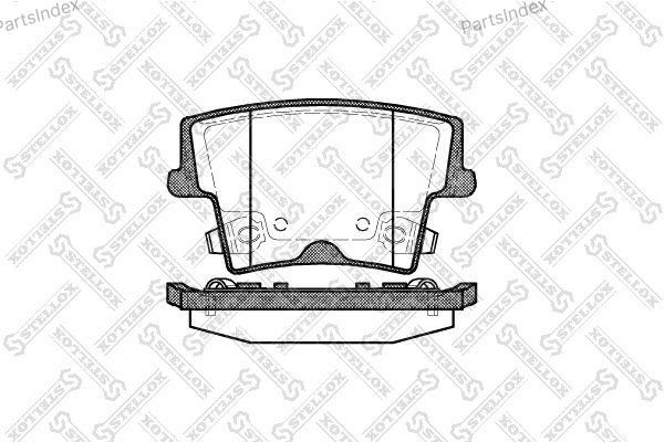 სამუხრუჭე დისკის ხუნდები  hundebi Stellox 1138008SX თბილისი - photo 1