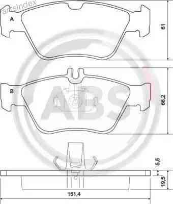 Disc Brake Pads A.B.S. 36903 Tbilisi