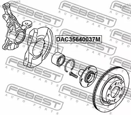მორგვისის საკისარი (პაჩებნიკი) stupicis pachepniki Febest DAC35640037M თბილისი - photo 4
