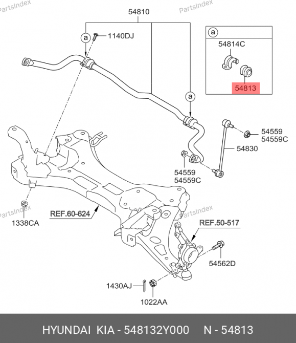 Stabilizer Bar Bushing Hyundai 548132Y000 Tbilisi - photo 1