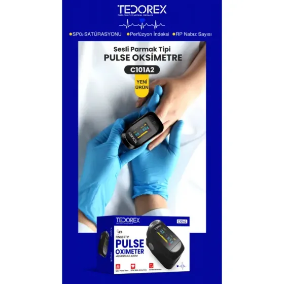 Пульсоксиметр (устройство для измерения сатурации) Tedorex Pulse Oximeter C101A2 Тбилиси
